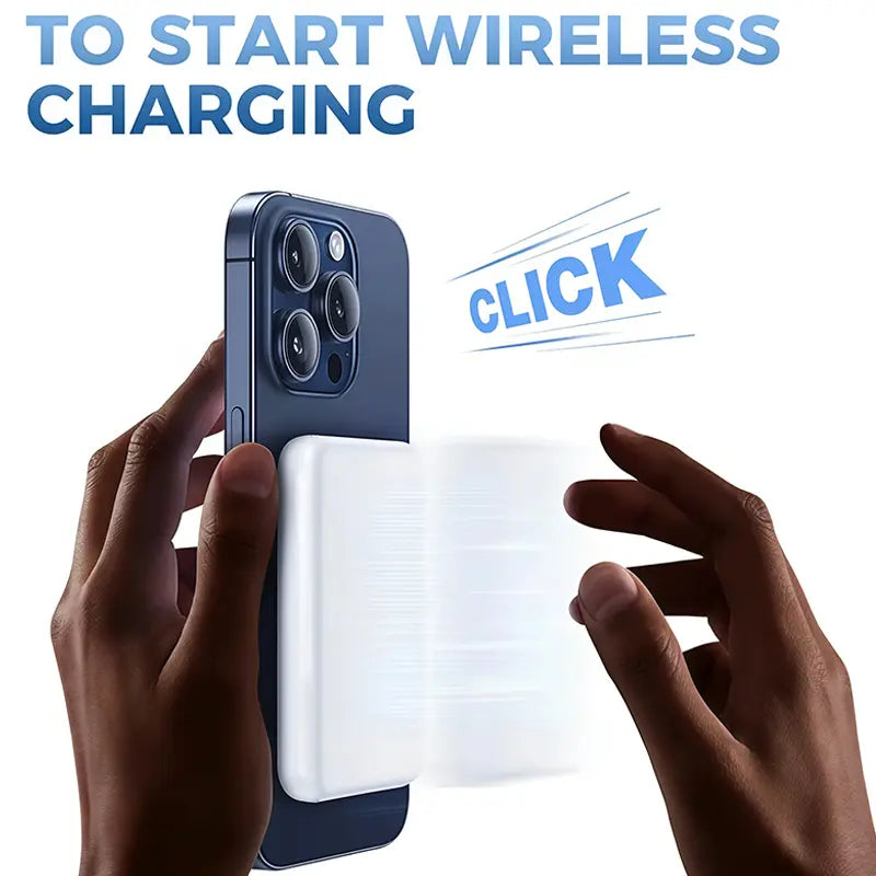 5000Mah Magnetic Wireless Power Bank for Iphone 12-17 Series, Portable Charger Compatible with Magsafe Cases, Back to School Essentials,Back to School,Back to School Haul