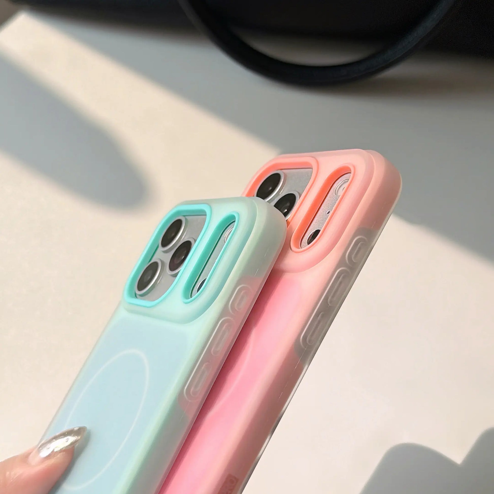 HISTORYOO Case for Iphone 17 Pro Max 16 15 14 plus 13 12 11 Pro Magnetic Magsafe (Pop Socket No Support Only Fit Flat Wireless Charging) Defender 2 in 1 Dual Layer Jelly Soft Matte Clear Silicone Hybrid Candy Color-Blocking PC Shockproof Luxury Back Cover