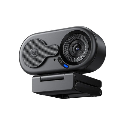 EMEET C100 4K External USB Webcam for PC, Fixed Focus, 66° FOV, Built-In Mic, Privacy Cover, Portable Metal Clip, Computer Camera for Home Office, Online Meetings, Desktop/Laptop USB-A, External Usb Webcams, Tiktokshopbacktoschool