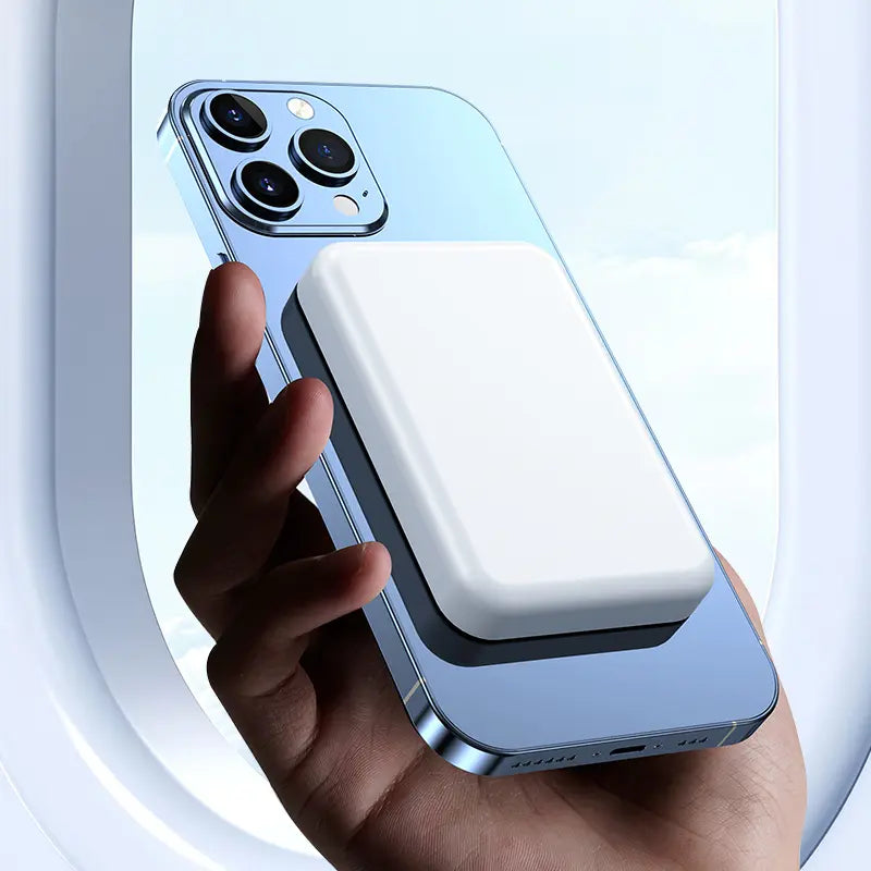 5000Mah Magnetic Wireless Power Bank for Iphone 12-17 Series, Portable Charger Compatible with Magsafe Cases, Back to School Essentials,Back to School,Back to School Haul