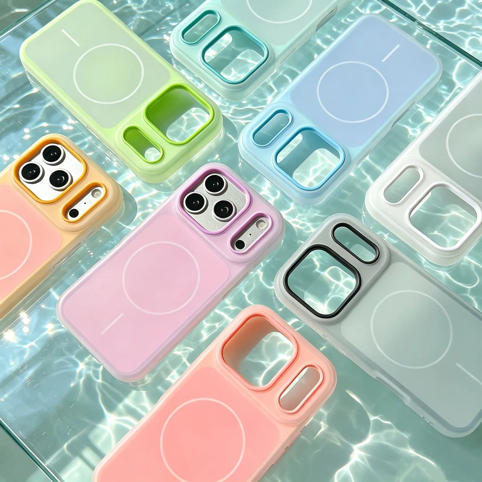 HISTORYOO Case for Iphone 17 Pro Max 16 15 14 plus 13 12 11 Pro Magnetic Magsafe (Pop Socket No Support Only Fit Flat Wireless Charging) Defender 2 in 1 Dual Layer Jelly Soft Matte Clear Silicone Hybrid Candy Color-Blocking PC Shockproof Luxury Back Cover